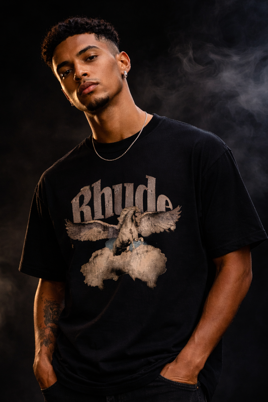 Unchained Wings Black Tee